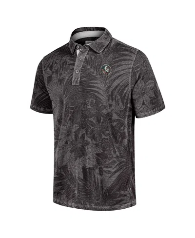 Tommy Bahama Men's Black Florida State Seminoles Sport Santiago Paradise Polo Shirt In Black