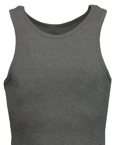 Galaxy By Harvic Men's 5-pack Heavyweight Ribbed Tank Top In Gray