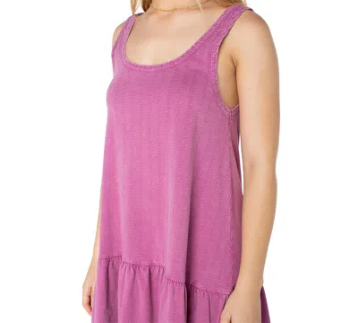 Roxy Still Salty Cotton Minidress In Pink