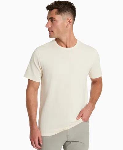 Kenneth Cole Men's Slim-fit Textured T-shirt In White