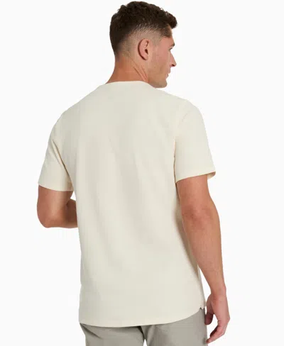 Kenneth Cole Men's Slim-fit Textured T-shirt In White