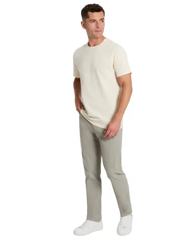 Kenneth Cole Men's Slim-fit Textured T-shirt In White