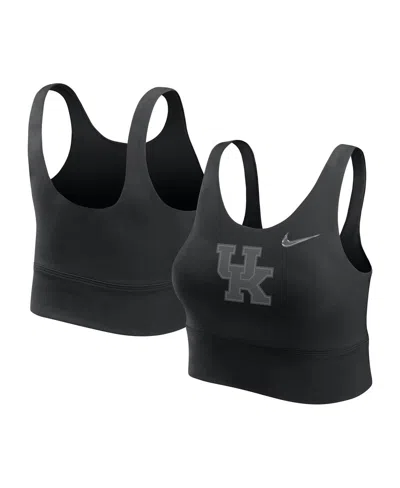 Nike Women's Black Kansas City Chiefs Performance Longline Sports Bra