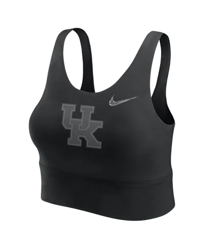 Nike Women's Black Kansas City Chiefs Performance Longline Sports Bra