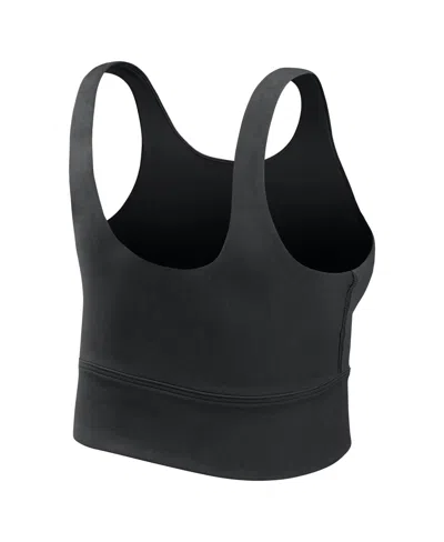 Nike Women's Black Kansas City Chiefs Performance Longline Sports Bra