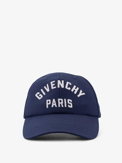 Givenchy Embroidered Cap With Curved Brim And Metal Buckle
