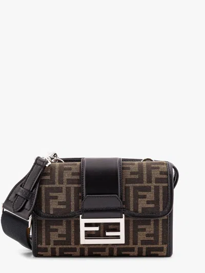 Fendi `double Jacquard Ff 19` Flap Bag