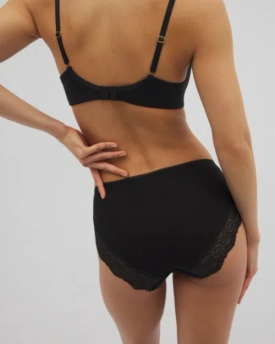 Soma Women's Embraceable Hipster Panty Crochet Lace In Black Size Small |