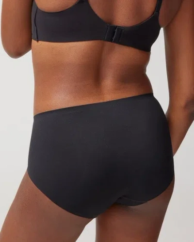 Soma Women's Enbliss Soft Stretch Modern Brief Panty In Gray Size 2xl |