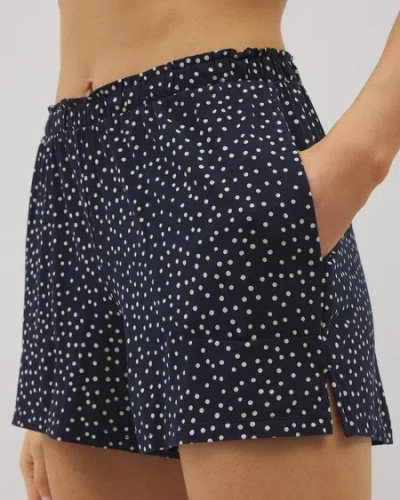 Soma Women's Cool Nights Pajama Shorts In Ivory Size Large |  Pajama Sets