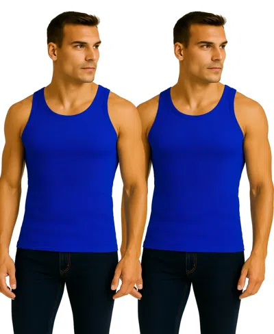 Galaxy By Harvic Men's Heavyweight Ribbed Tank Top
