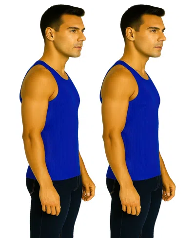 Galaxy By Harvic Men's Heavyweight Ribbed Tank Top