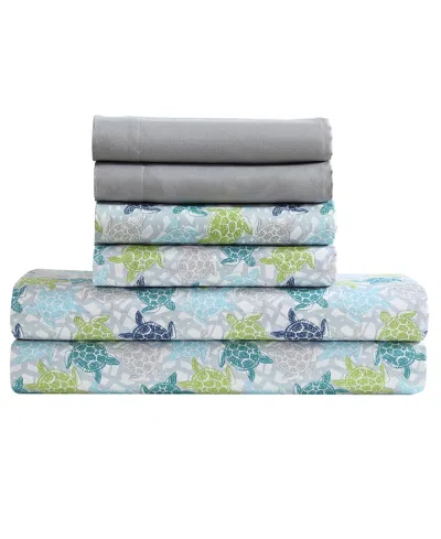 Caribbean Joe Cooling 6-pc. Sheet Set, Full In Multi