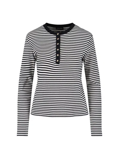 Anine Bing Lessia Long Sleeve T-shirt In Multicolor