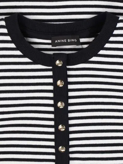 Anine Bing Lessia Long Sleeve T-shirt In Multicolor