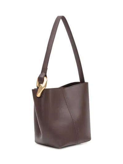 Jw Anderson J. W. Anderson The Jwa Corner Small Bucket In Brown