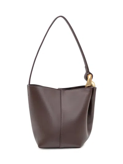 Jw Anderson J. W. Anderson The Jwa Corner Small Bucket In Brown