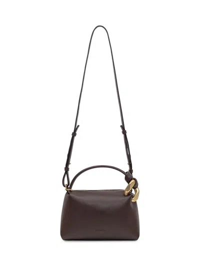 Jw Anderson J.w. Anderson Brown Leather Small Jwa Corner Handbag