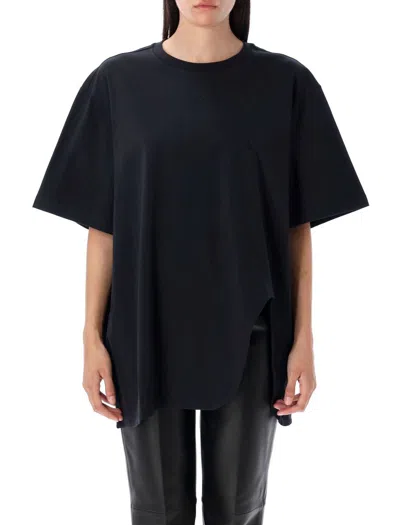 Attico Oversized T Shirt In Black