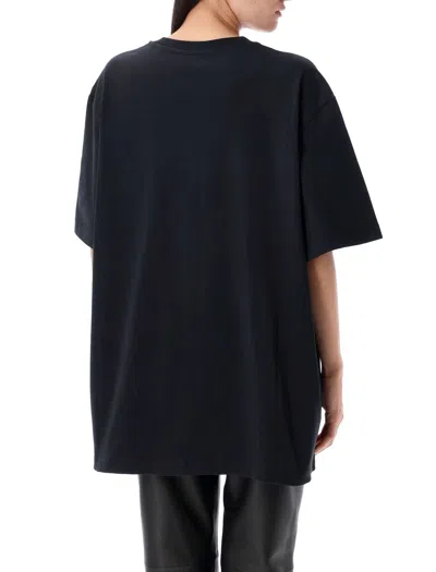 Attico Oversized T Shirt In Black