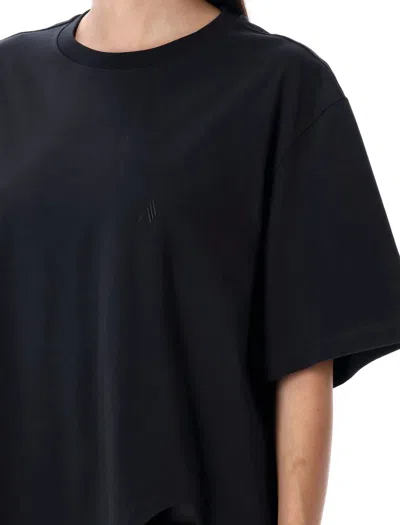 Attico Oversized T Shirt In Black