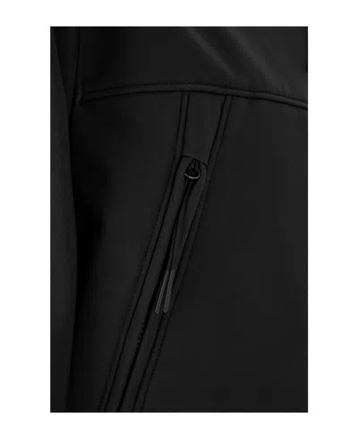 C.p. Company Shell-r Goggle Jacket In Black