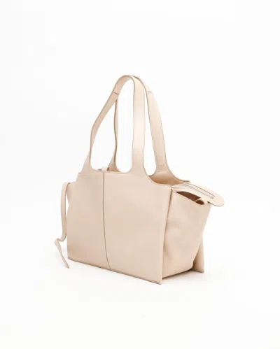 Celine Céline Small Tri-fold Bag In Neutral