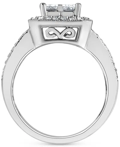Macy's Diamond Engagement Ring (1-5/8 Ct. T.w.) In 14k White Gold
