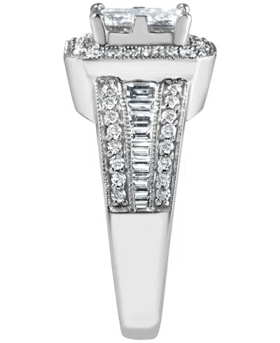 Macy's Diamond Engagement Ring (1-5/8 Ct. T.w.) In 14k White Gold