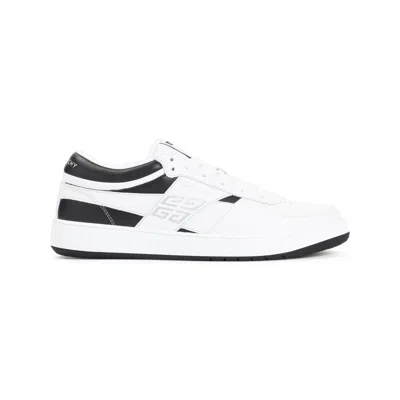 Givenchy G Move Low-top Leather Sneakers In White