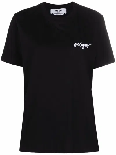 Msgm Crewneck T-shirt