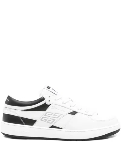 Givenchy G Move Low-top Leather Sneakers In White