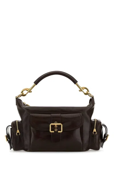 Chloé Chocolate Leather Camera Bag Handbag In Brown