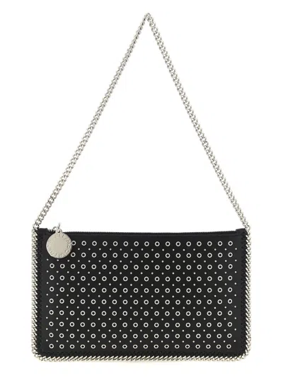 Stella Mccartney 'studded Chain Strap Shoulder Bag' In Black