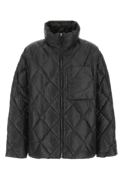 Jil Sander Black Quilted Jacket In Black