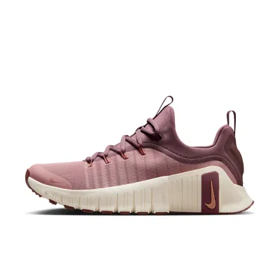Nike Free Metcon 6 Mesh Sneakers In Pink