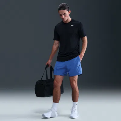 Nike Men's  Pro Training Dri-fit 6" Shorts In Blue