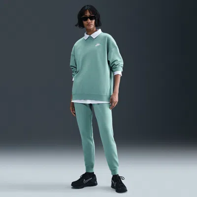 Nike Women's  Sportswear Club Fleece Mid-rise Jogger Pants In Green