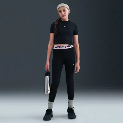 Nike Pro Dri-fit Big Kids' (girls') Leggings In Black