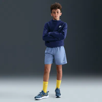Nike Multi Big Kids' Dri-fit Training Shorts In Blue