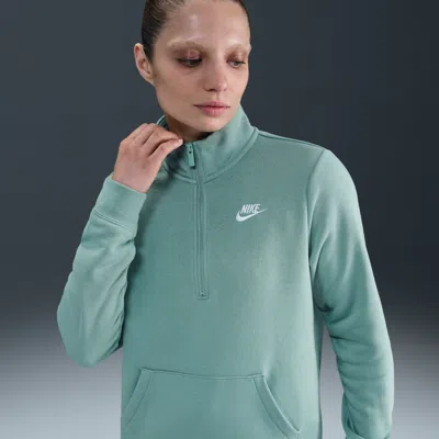 Nike Women's  Sportswear Club Fleece 1/2-zip Sweatshirt