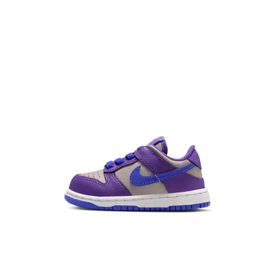 Nike Dunk Low Baby/toddler Shoes In Purple