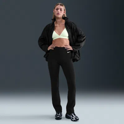 Nike Women's  Sportswear Classic High-waisted Bootcut Pants In Black