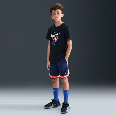 Nike Dri-fit Dna Big Kids' (boys') Basketball Shorts In Black