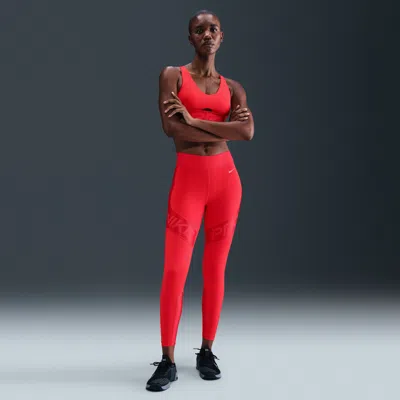 Nike Women's  Pro Sculpt High-waisted 7/8 Leggings In Red