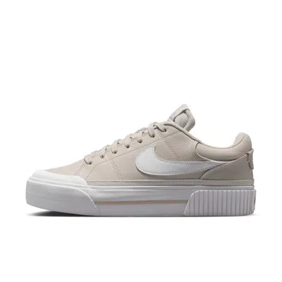 Nike Women's Court Legacy Lift Shoes In Neutral