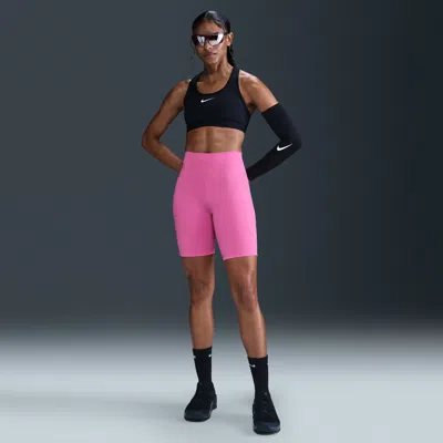 Nike Women's One High-waisted 8" Biker Shorts With Pockets