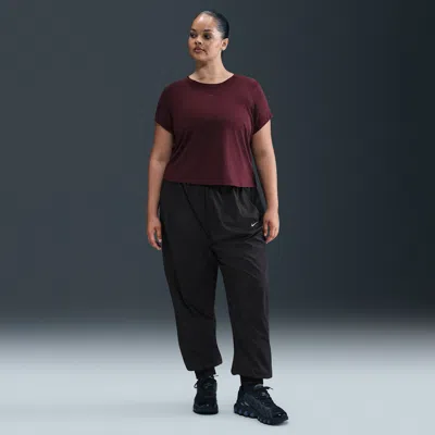 Nike Women's  Sportswear Classic Wovens Uv Protection Mid-rise Loose Jogger Pants (plus Size)