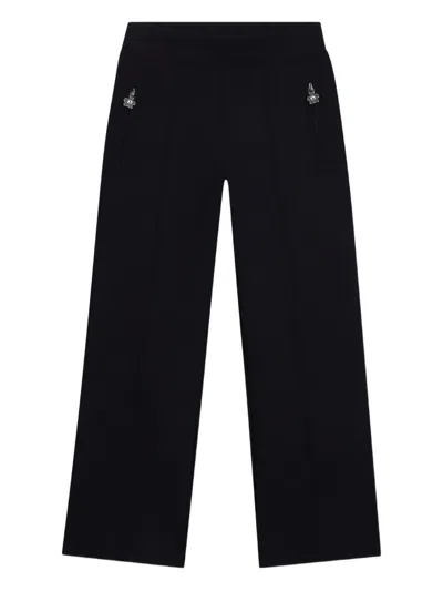 Marc Jacobs Logo-embellished Trousers In Black