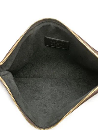 Pre-owned Louis Vuitton 2018 Monogram Patches City Pouch
